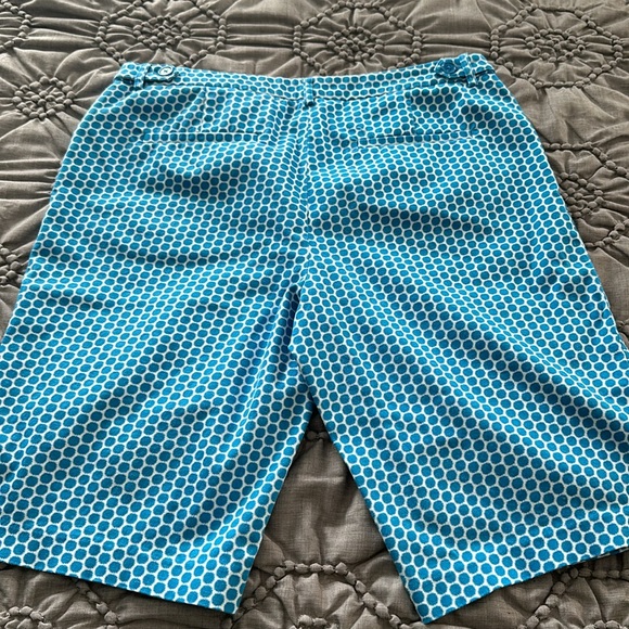 Laundry By Shelli Segal Blue & White Size 8 Shorts 🩵🏝️ - Picture 9 of 11
